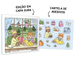 Livro - Dias frios (Fall-Winter): Livro de colorir oficial Bobbie Goods – Edição em capa dura com cartela de adesivos