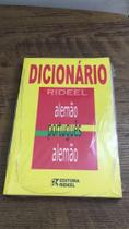 Livro Dicionário Alemão e Português Rideel