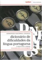 Livro - Dicionario De Dificuldades Da Lingua Portuguesa