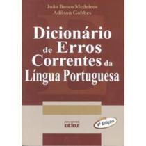 Livro - Dicionário de erros correntes da língua portuguesa