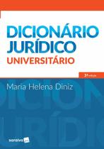 Livro - Dicionário jurídico universitário - 3ª edição de 2017