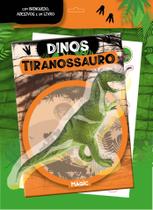 Livro - Dinos Tiranossauro com Brinquedo e Adesivos