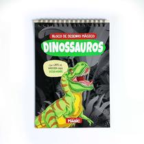 Livro - Dinossauros - Bloco de Desenho Mágico