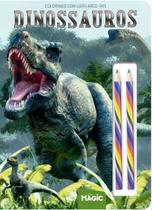 Livro - Dinossauros - Colorindo com o arco-íris