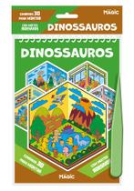 Livro - Dinossauros com Adesivos 3D