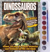 Livro - Dinossauros Livro para Pintar com Aquarela Livro - Dinossauros Livro para Pintar com Aquarela