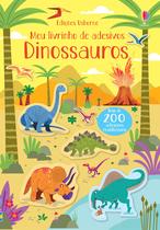 Livro - Dinossauros: meu livrinho de adesivos