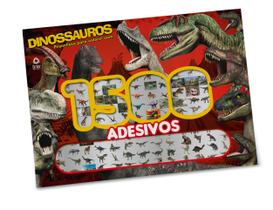Livro - Dinossauros Prancheta para Colorir com 1500 Adesivos Livro - Dinossauros Prancheta para Colorir com 1500 Adesivos