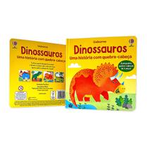 Livro - DINOSSAUROS: UMA HISTÓRIA COM QUEBRA-CABEÇA