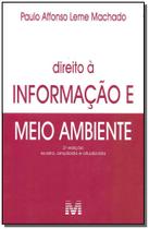 Livro - Direito à informação do meio ambiente - 2 ed./2018 Livro - Direito à informação do meio ambiente - 2 ed./2018
