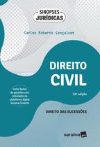 Livro - Direito Civil - Direito das Sucessões - Coleção Sinopses Jurídicas - 22ª Edição 2024