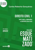 Livro - Direito Civil Esquematizado - Parte Geral - 12ª edição 2022
