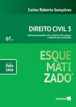 Livro - Direito Civil esquematizado® : Responsabilidade civil : Direito de família : Direito das sucessões - 6ª edição de 2019