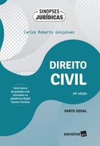 Livro - Direito Civil - Parte Geral - Coleção Sinopses Jurídicas - 26ª Edição 2024