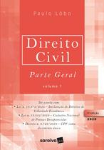 Livro - Direito Civil Parte Geral - Vol. 1 - 9ª edição de 2020