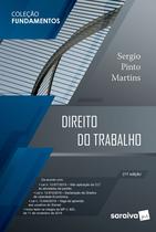 Livro - Direito do Trabalho - Coleção Fundamentos - 21ª Ed. 2020