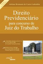 Livro - Direito previdenciário para concurso de juiz do trabalho Livro - Direito previdenciário para concurso de juiz do trabalho