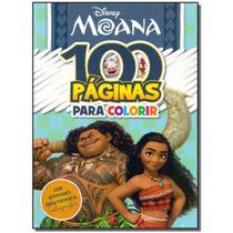 Livro - Disney - 100 Paginas Colorir Moana