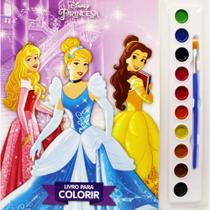 Livro Disney Aquarela - Princesas - Editora DCL