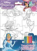 Livro - Disney - Diversão com quebra-cabeça - Princesas Livro - Disney - Diversão com quebra-cabeça - Princesas