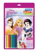 Livro - Disney - Massinha divertida - Princesas - Blister