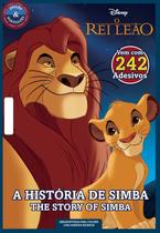 Livro - Disney Megahistórias para Colorir com Adesivos Bilíngue - O Rei Leão