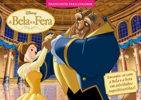 Livro - Disney Prancheta Para Colorir - A Bela e a Fera