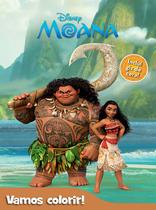 Livro - Disney - Vamos colorir - Moana