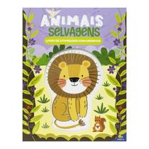 Livro - Diversão & Adesivos: Animais Selvagens Livro - Diversão & Adesivos: Animais Selvagens