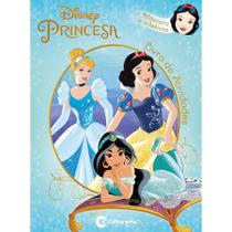 Livro Diversão Com Adesivo - Princesas - 1 unidade - Disney - Culturama
