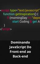 Livro Dominando JavaScript Do Front-end ao Back-end