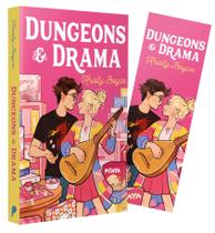 Livro - Dungeons&nbsp;& Drama – Um romance geek para fãs de RPG&nbsp;e fake dating