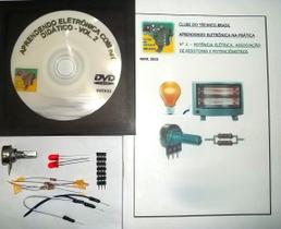 Livro,DVD aula e kit.Potência Elétrica.V2 - Burgos Eletrônica