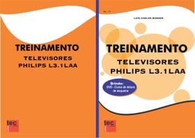 Livro e DVD aula Treinamento Televisores Philips L3 1LAA
