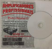 Livro e DVD com Esquemas, AMPLIFICADORES PROFISSIONAIS.