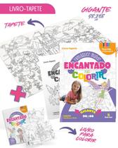 Livro e tapete de colorir Fantástico mundo Encantado Livro e tapete de colorir Fantástico mundo Encantado