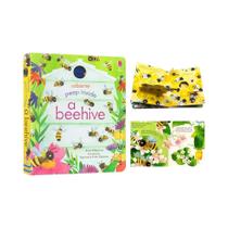 Livro Educacional Montessori 3D Para Crianças, Usborne Peep inside a Beehive, Livro Em Inglês Para