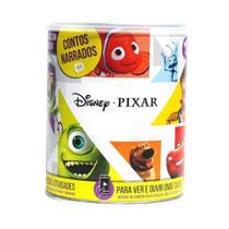 Livro Educacional na Latinha Contos Narrados Disney Pixar