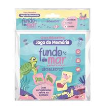 Livro educativo + jogo da memoria fundo do mar leo&leo