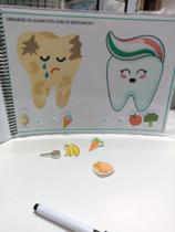 Livro Educativo Para Dentistas Odontopediatria para crianças Saúde Bucal Para Crianças Recurso Lúdico Para Cuidar Dos Dentes