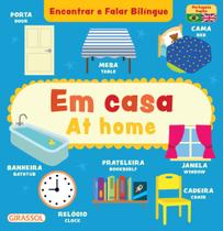 Livro - Em Casa / At Home - Encontrar e Falar Bilíngue