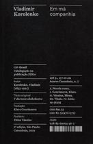 Livro - Em má companhia Livro - Em má companhia