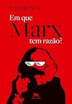 Livro Em Que Marx Tem Razão (Fritz Reheis)