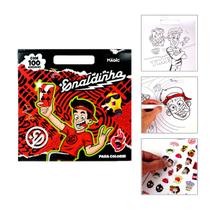 Livro - Enaldinho - Colorir com alça e 100 adesivos Livro - Enaldinho - Colorir com alça e 100 adesivos