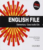 Livro English File - Elementary - Class Audio Cds - 03 Ed