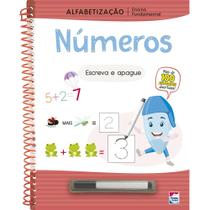 Livro - Ensino Fundamental Alfabetização Escreva e Apague: Números