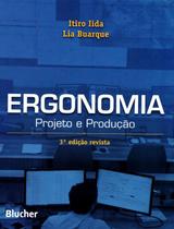 Livro Ergonomia: Projeto e Produção Itiro Lida - Lia Buarque Edgard Blücher