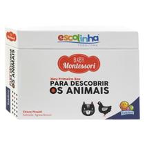 Livro - Escolinha Baby Montessori Meu P. BOX p/ Descobrir: Animais