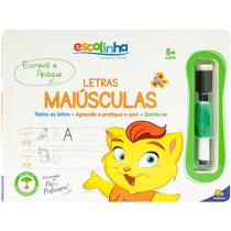 Livro - Escolinha Escreva e Apague II: Letras Maiúsculas