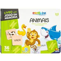 Livro - Escolinha Memória: Animais